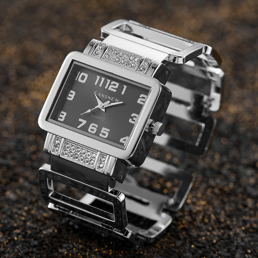 Cansnow Rectangle Ladies Wrist - огляд і ціна Jewelry Watches Gold