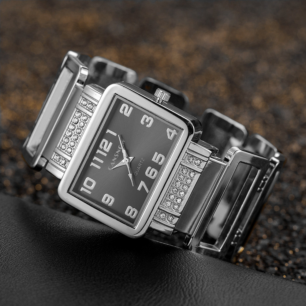 Cansnow Rectangle Ladies Wrist - огляд і ціна Jewelry Watches Gold