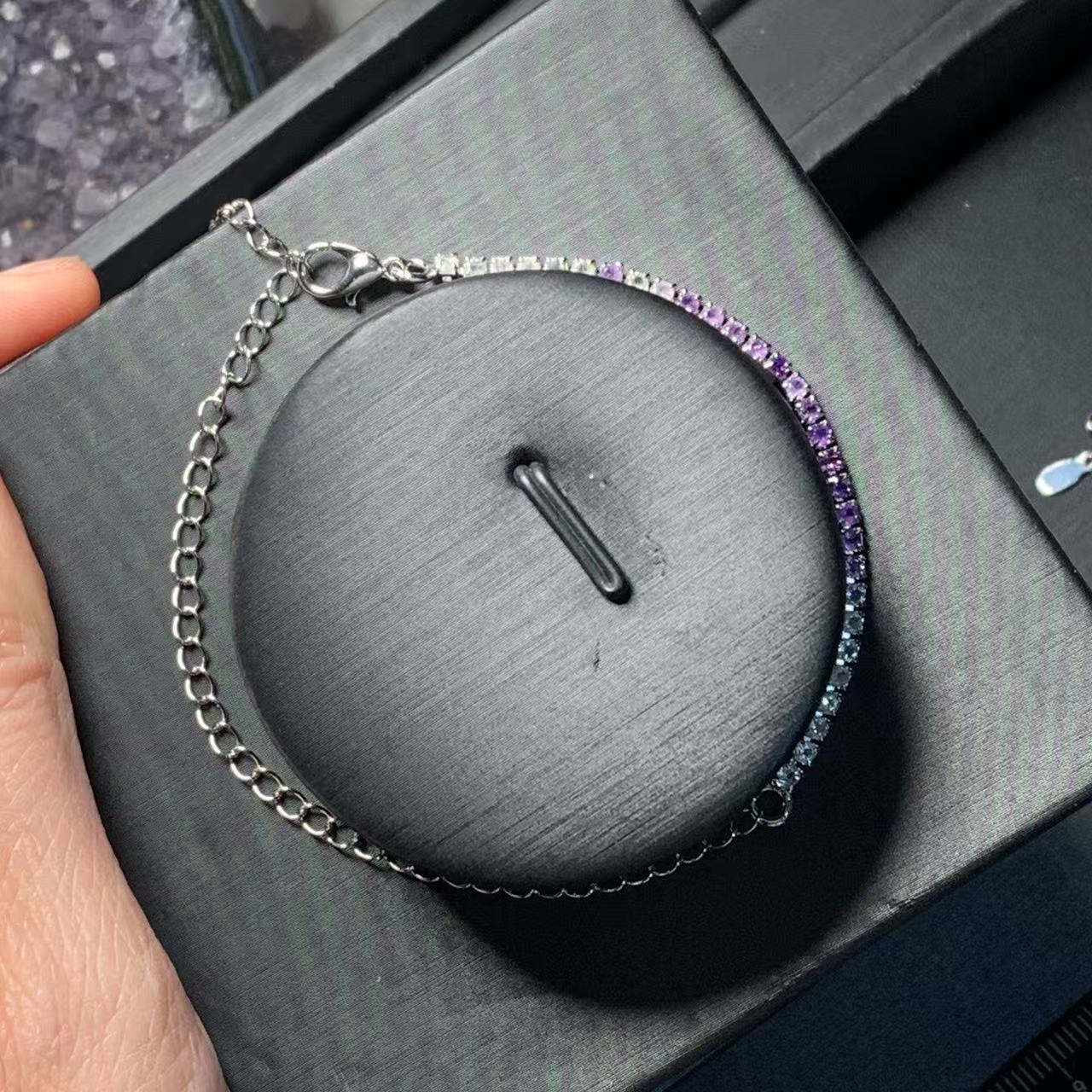 HEYYA STONE Natural Amethyst C - огляд і ціна Gemstone Bracelet Healing