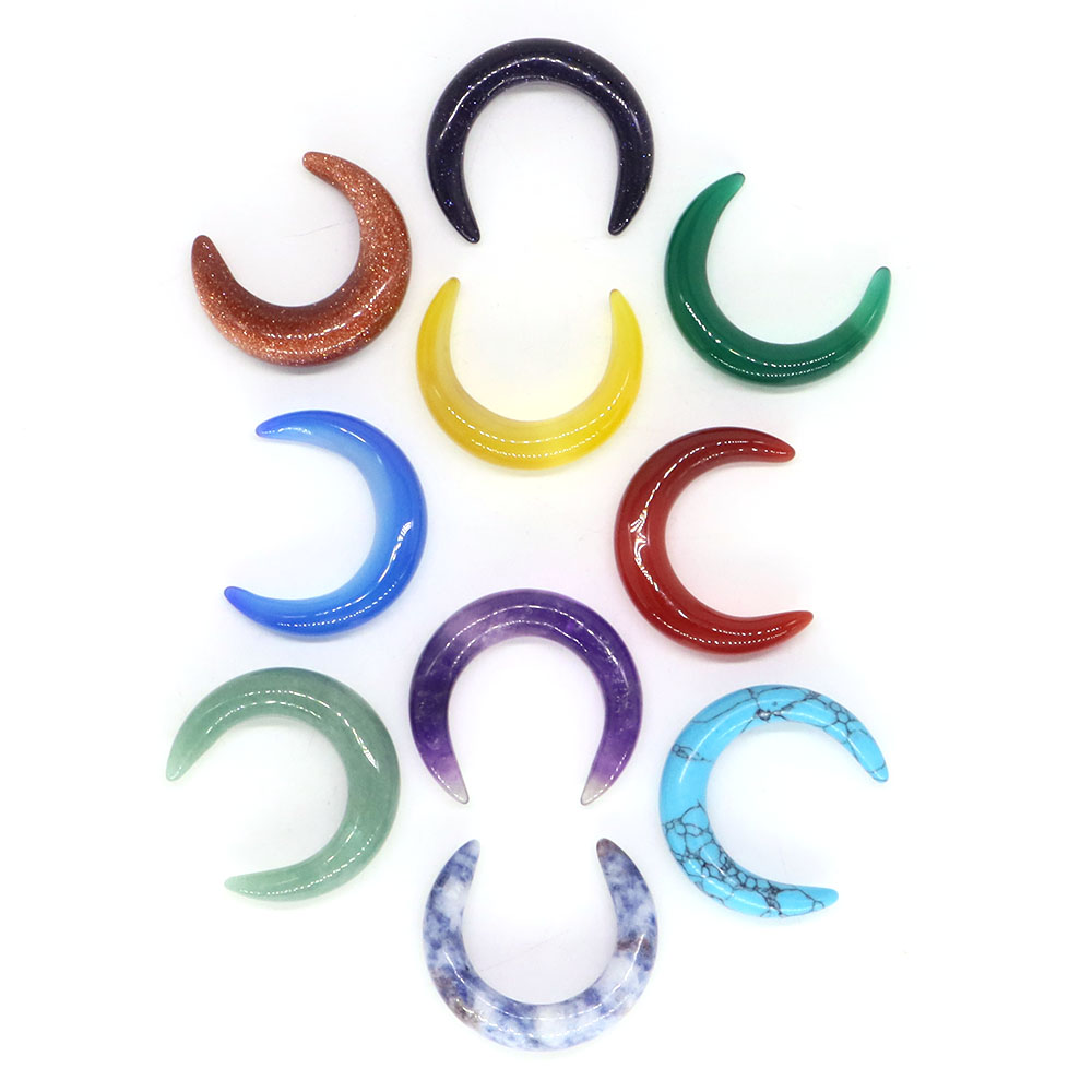 30mm Crescent Moon Shape Natur - огляд і ціна Gemstone Bracelet Healing