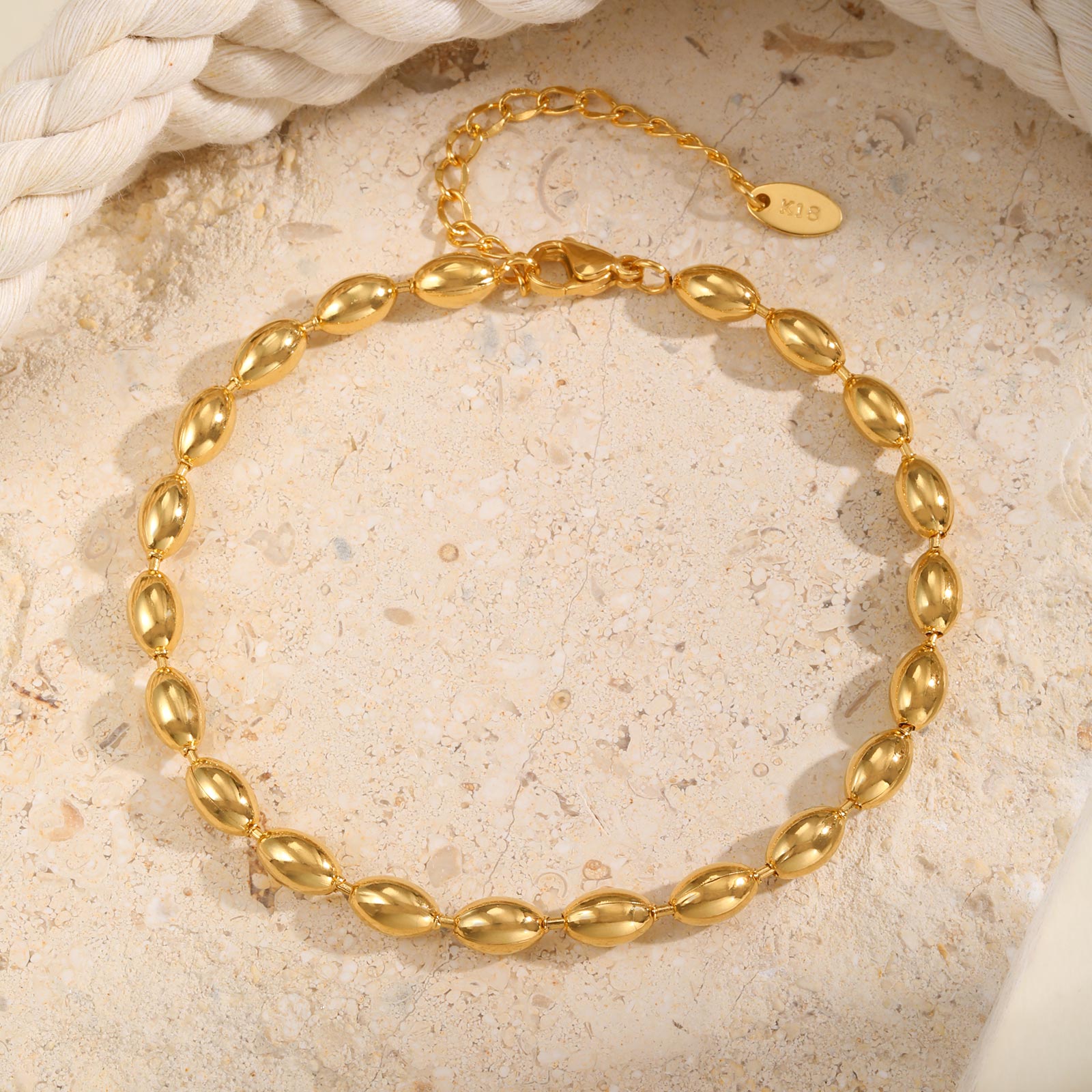 Stainless Steel Rugby Bead Cha - огляд і ціна Jc Jewelry & Watches Photos