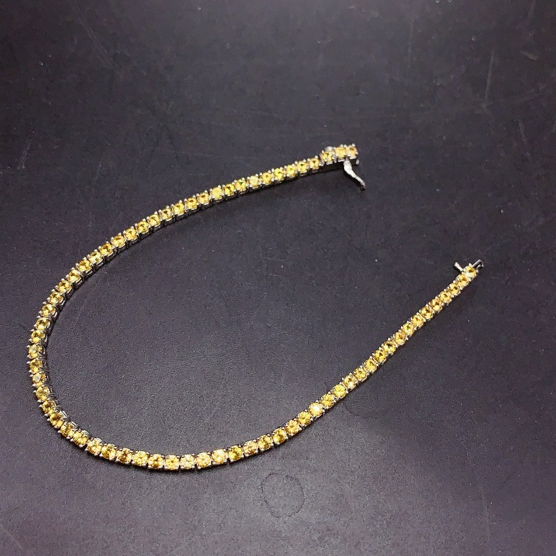 Natural  Citrine Tennis Bracel - огляд і ціна Gemstone Bracelet Healing