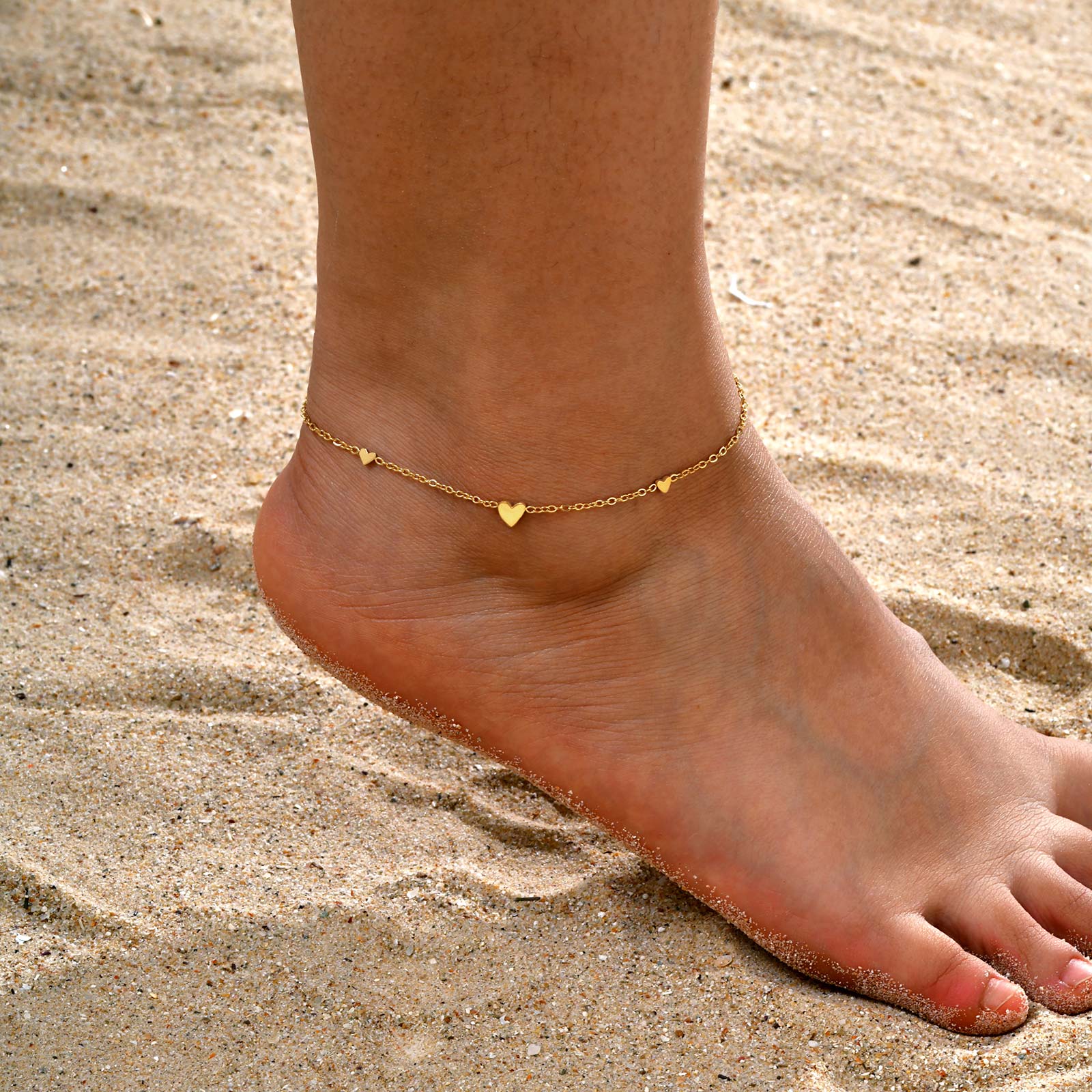 Stainless Steel Heart Anklets  - огляд і ціна Jc Jewelry & Watches Photos