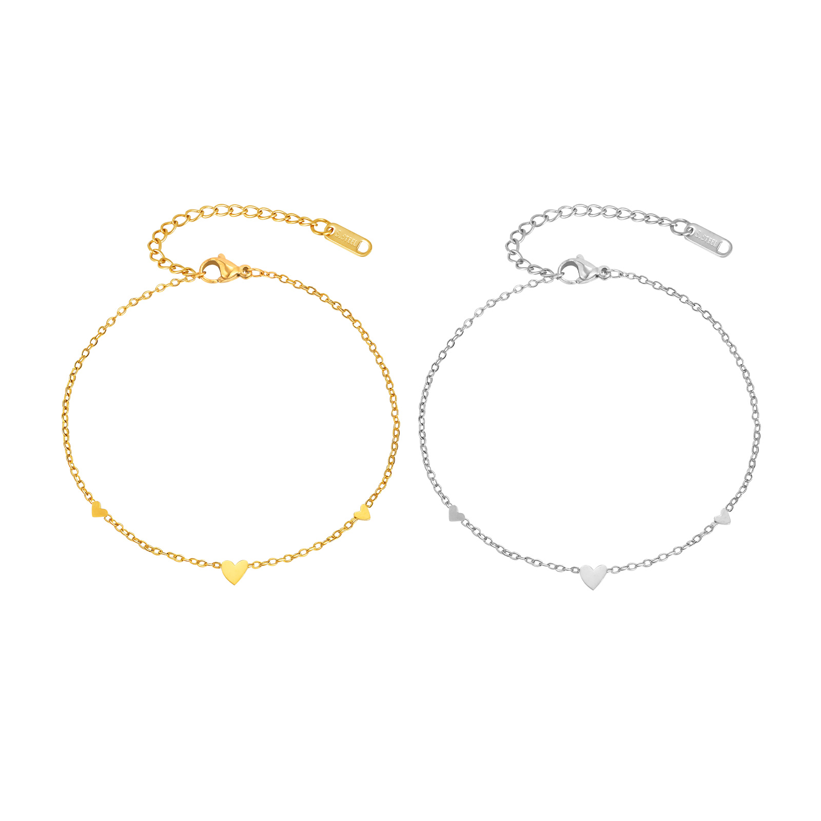 Stainless Steel Heart Anklets  - огляд і ціна Jc Jewelry & Watches Photos