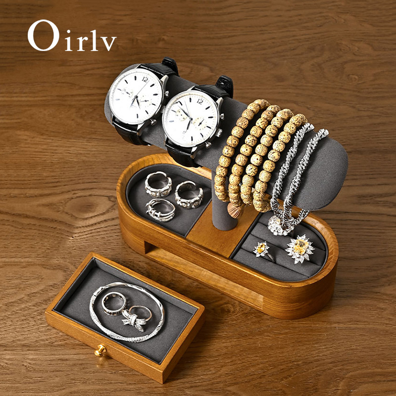Oirlv Solid Wood Watch Organiz - огляд і ціна Jewels On Watches
