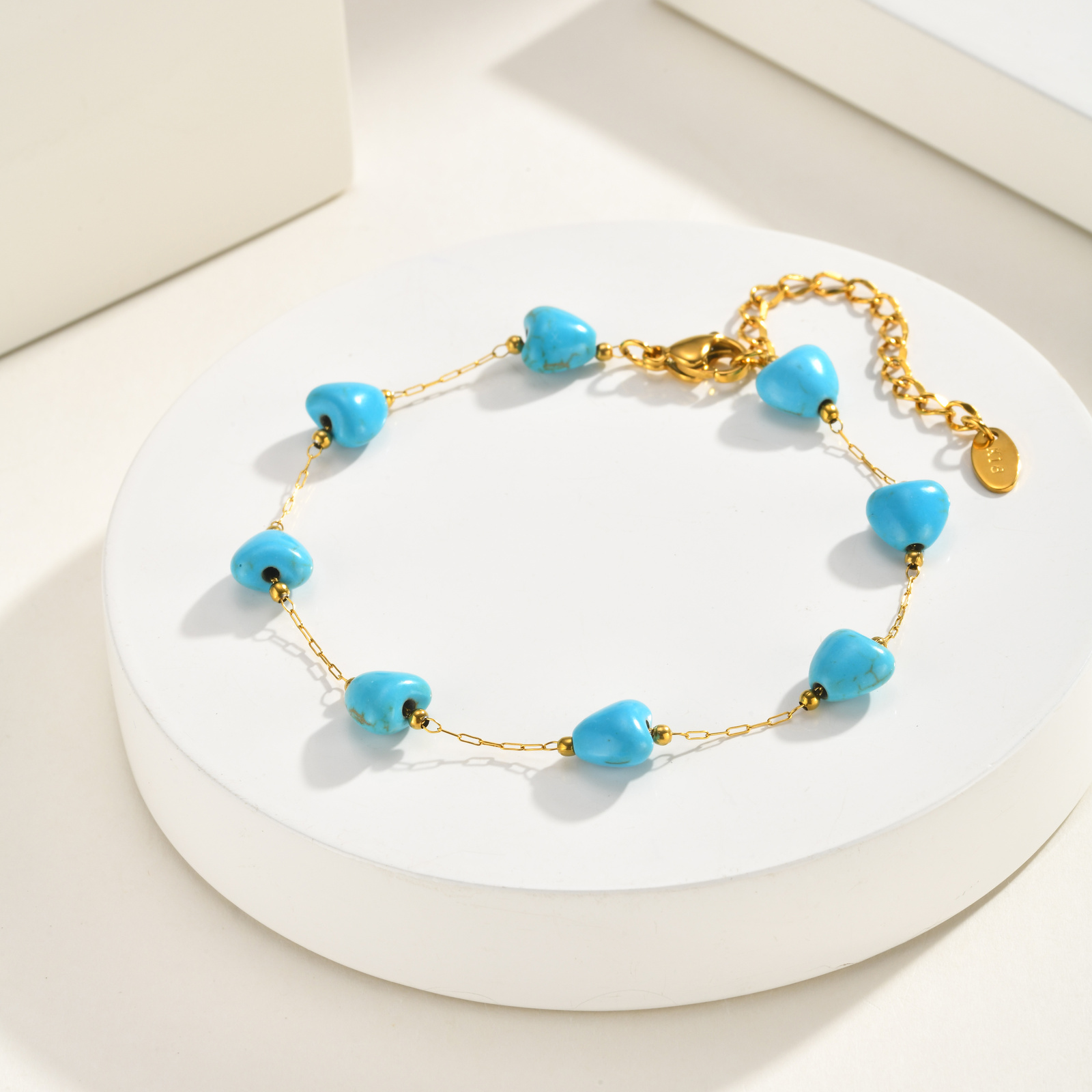 Turquoise Heart Anklet, Women' - огляд і ціна Jc Jewelry & Watches Photos