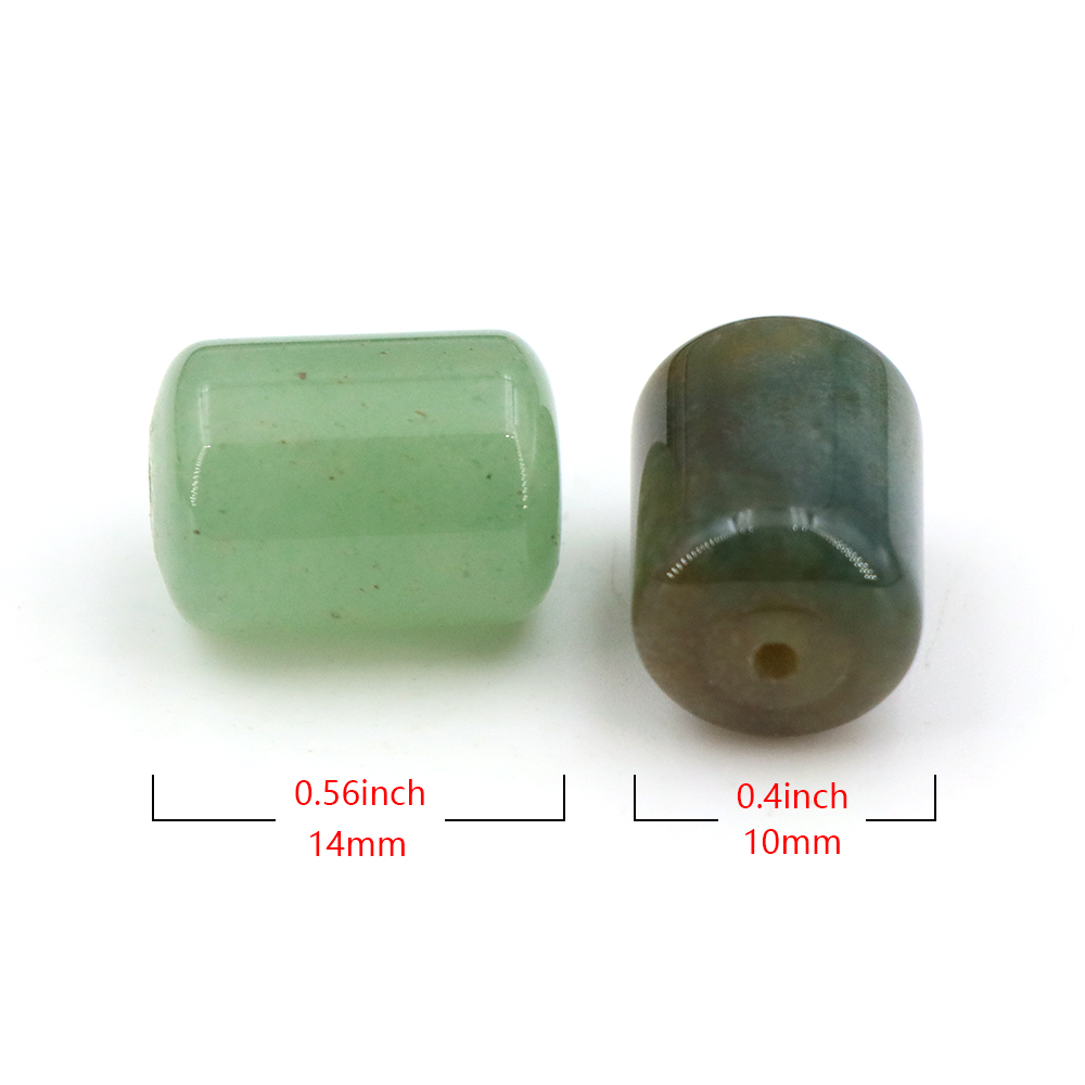 10x14mm Natural Stone Cylinder - огляд і ціна Gemstone Bracelet Healing