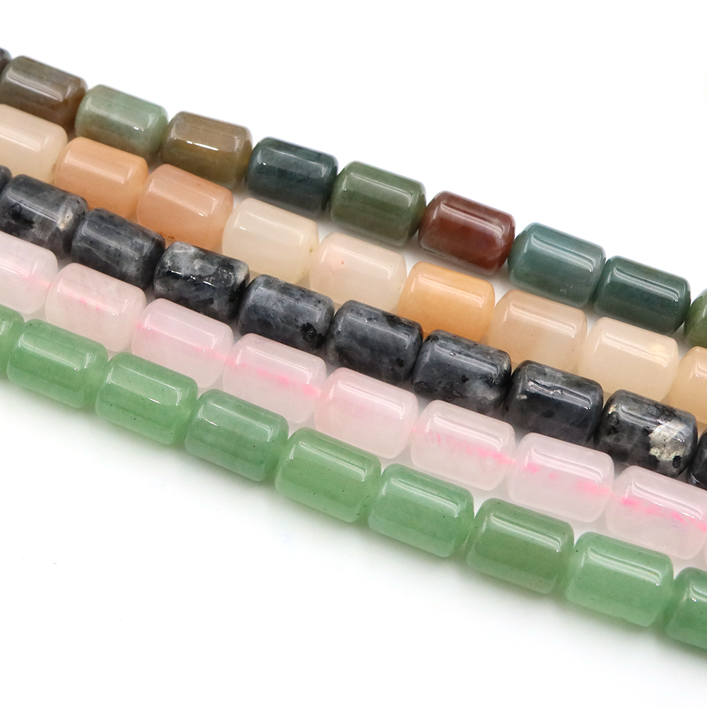 10x14mm Natural Stone Cylinder - огляд і ціна Gemstone Bracelet Healing