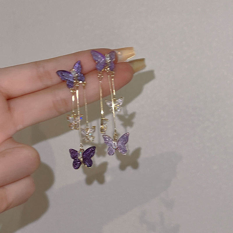 Silver Color Needle Purple But - огляд і ціна Jewelry & Watches Review