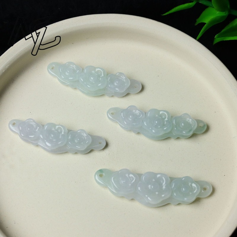 1pc Natural Jadeite Emerald Fl - огляд і ціна Jewelry & Watches Review