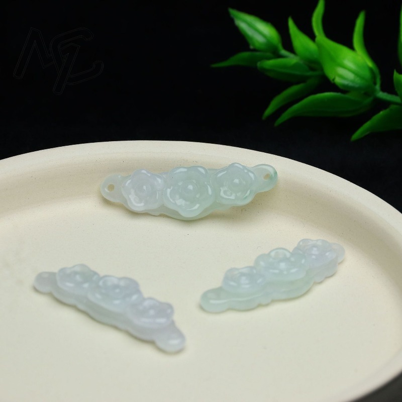 1pc Natural Jadeite Emerald Fl - огляд і ціна Jewelry & Watches Review
