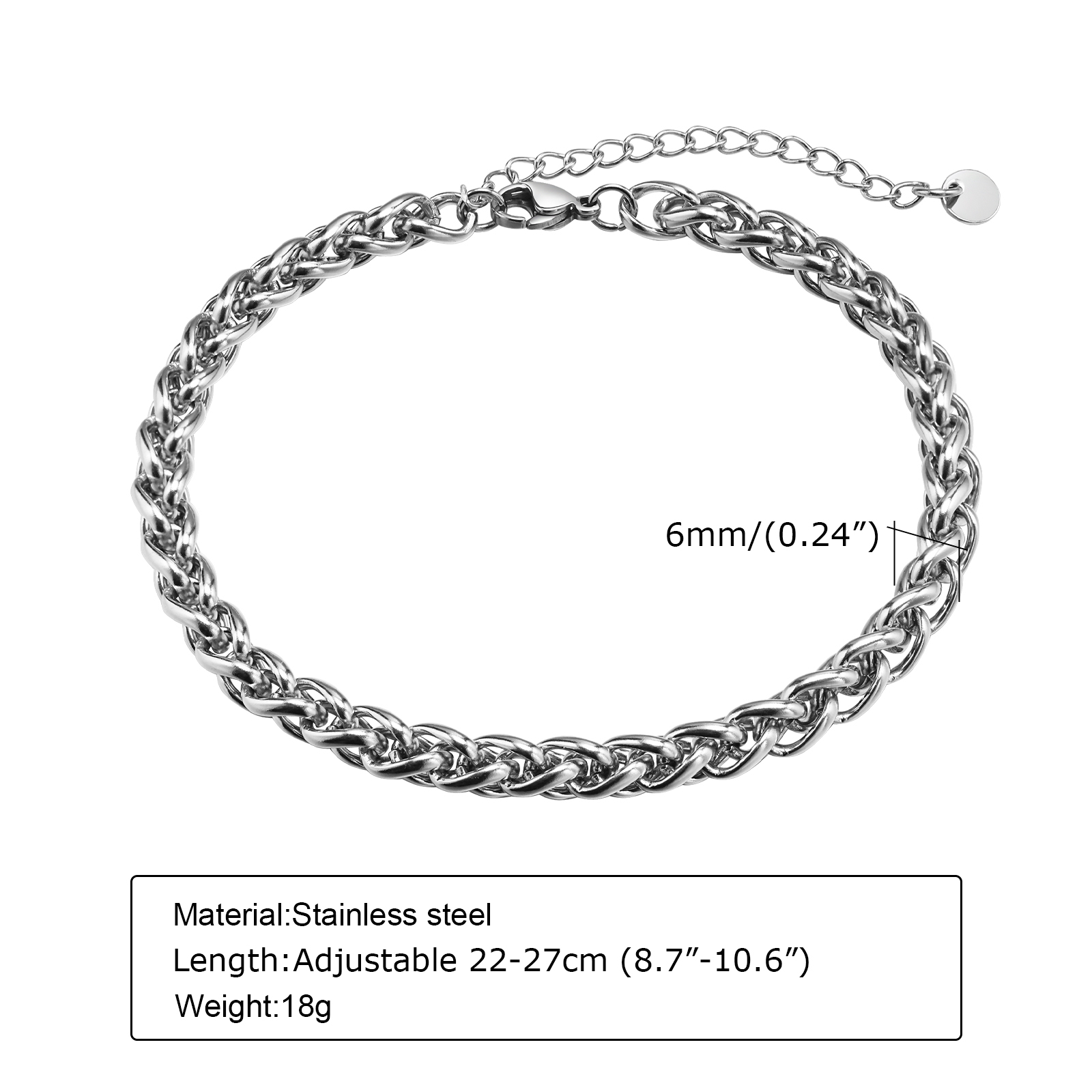 Vnox Cuban Chain Anklets for M - огляд і ціна Jc Jewelry & Watches Photos