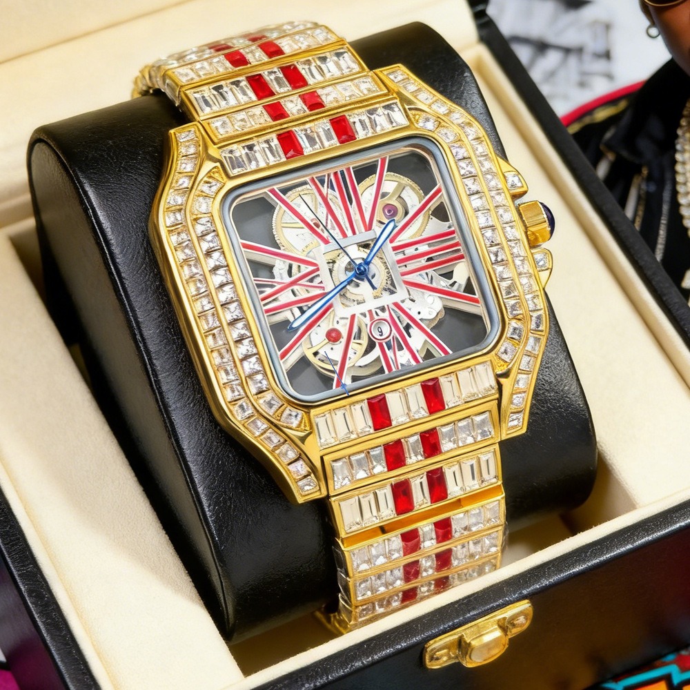 Hollow Luxury Bling Quartz Wri - огляд і ціна Jewelry Watches Brands