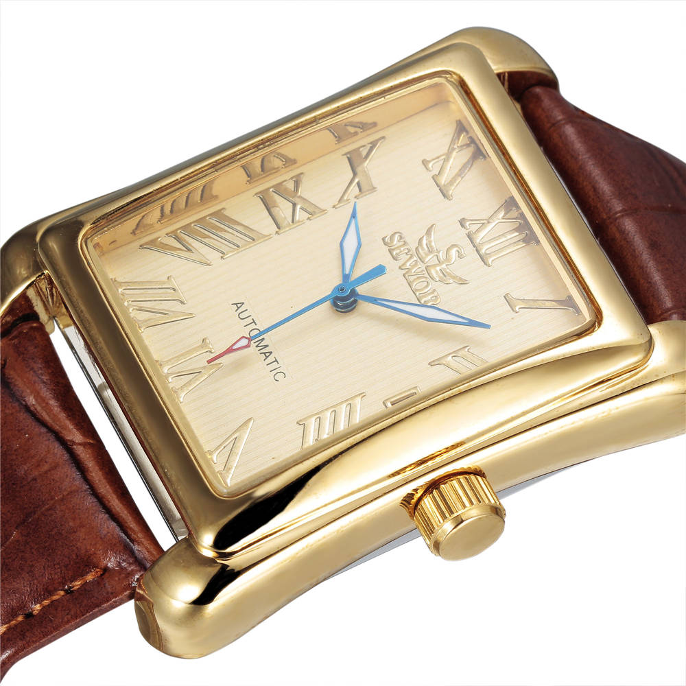 SEWOR Top Brand Luxury Men Wat - огляд і ціна Cartier Watch Santos