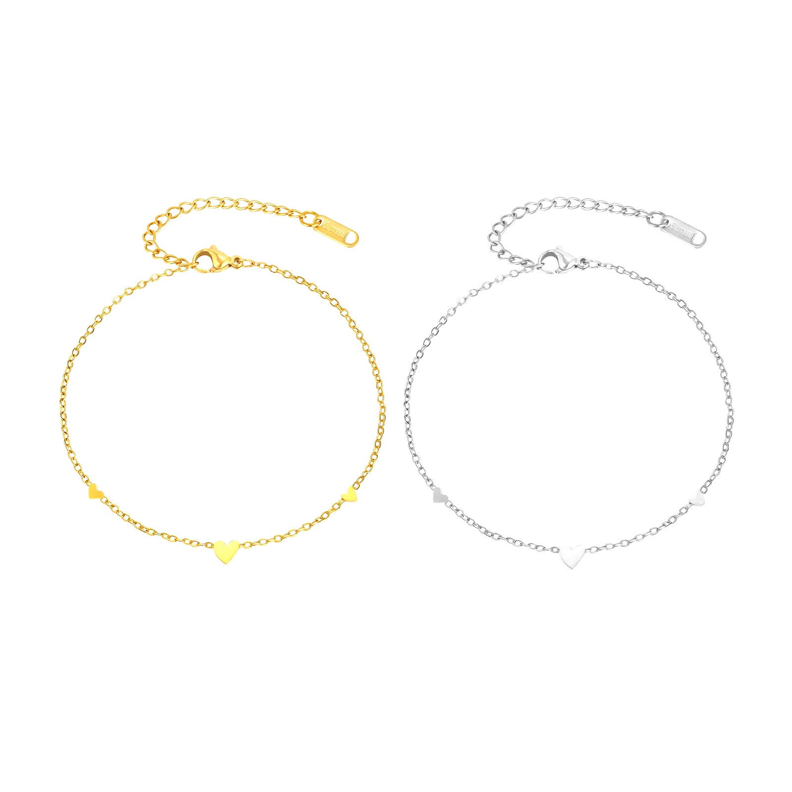 Stainless Steel Heart Anklets  - огляд і ціна Jc Jewelry & Watches Photos
