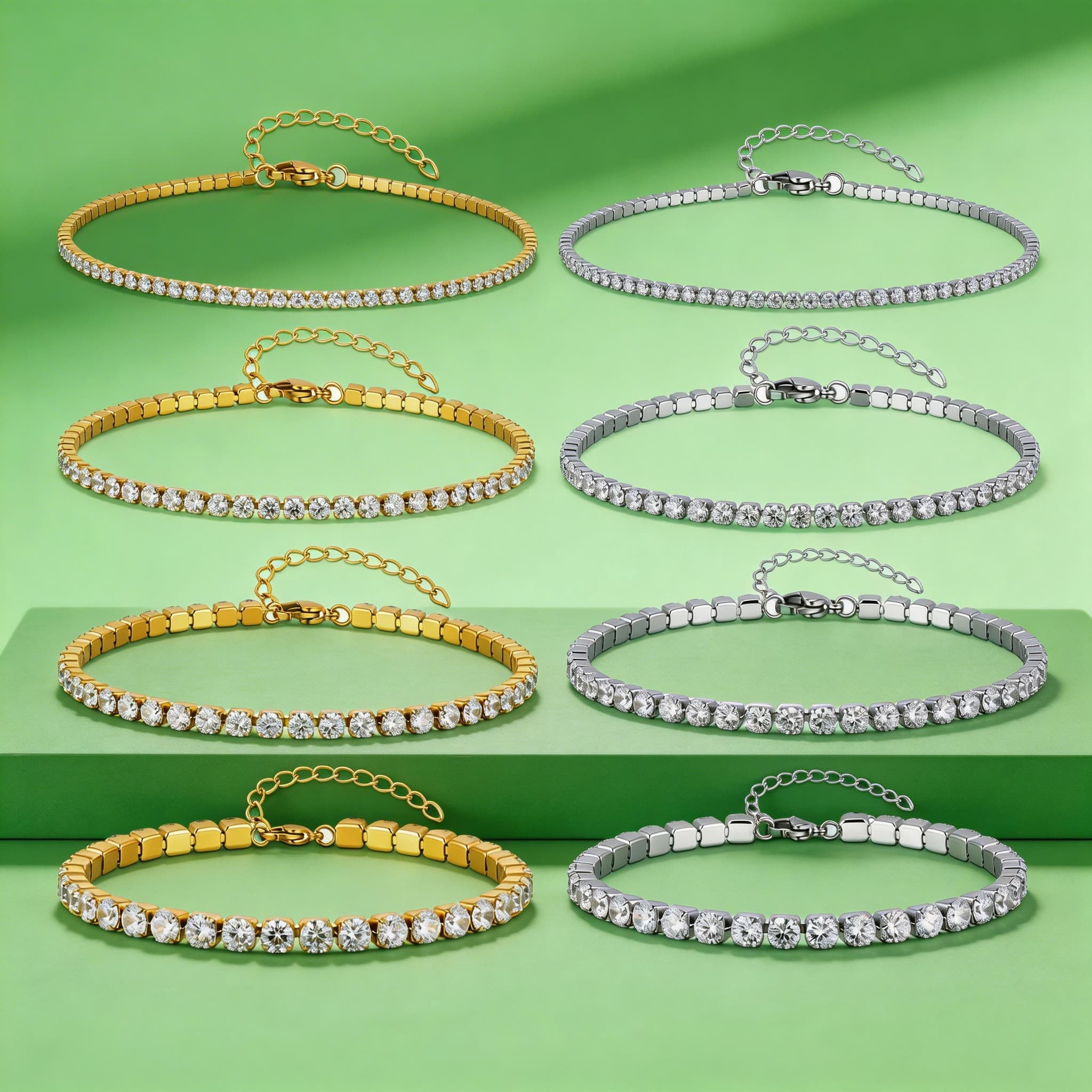 2/3/4/5MM Luxury Zircon Tennis - огляд і ціна Jc Jewelry & Watches Photos