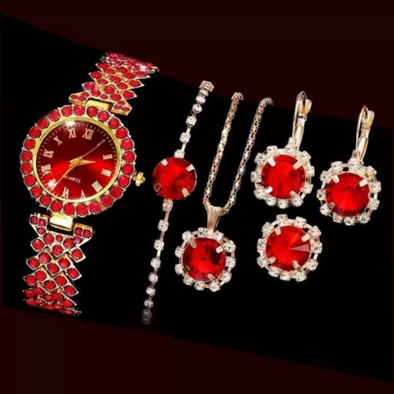 6PCS Elegant Women's Fashion J - огляд і ціна Jewels On Watches