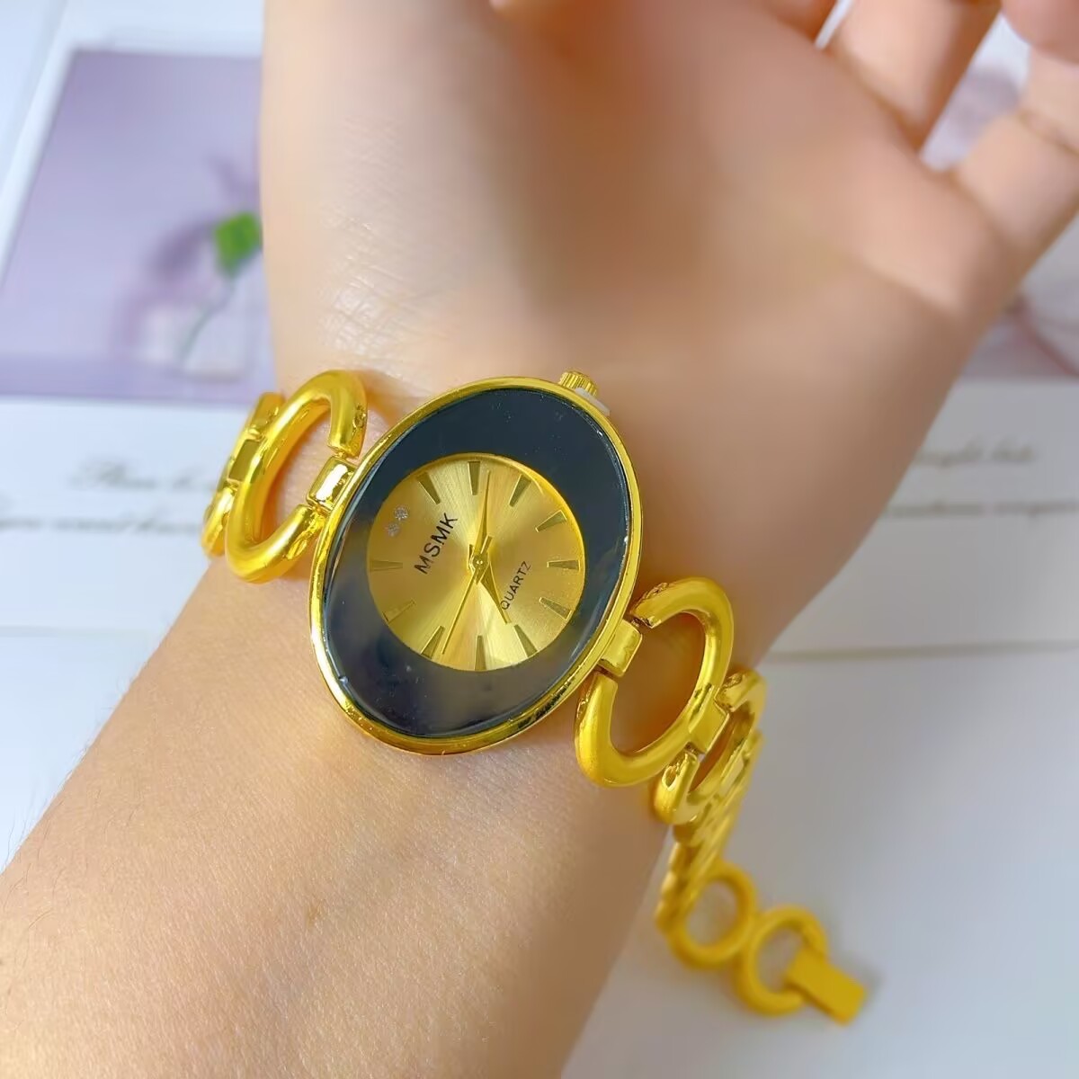 New American 24K Gold Plated W - огляд і ціна Jewelry Watches Gold